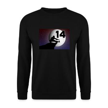 14. Geburtstag Kampfsport karate 14 Jahre alt - Unisex Pullover - Schwarz - Vorne - Alina (178cm) & Michal (187cm)