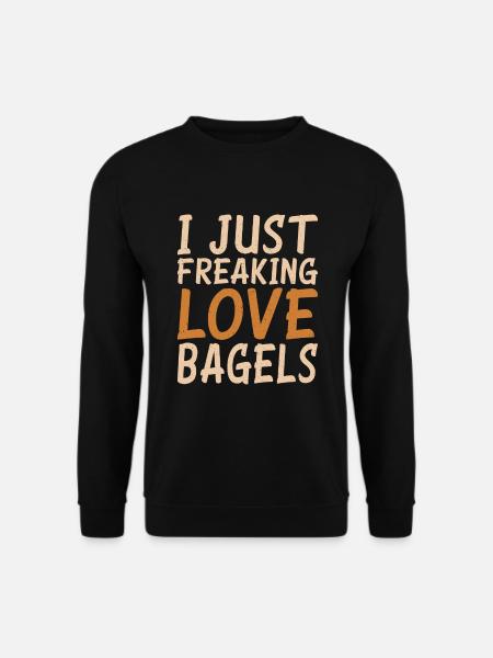 Bagel Gifts Bagel Lover - Unisex Sweatshirt - black