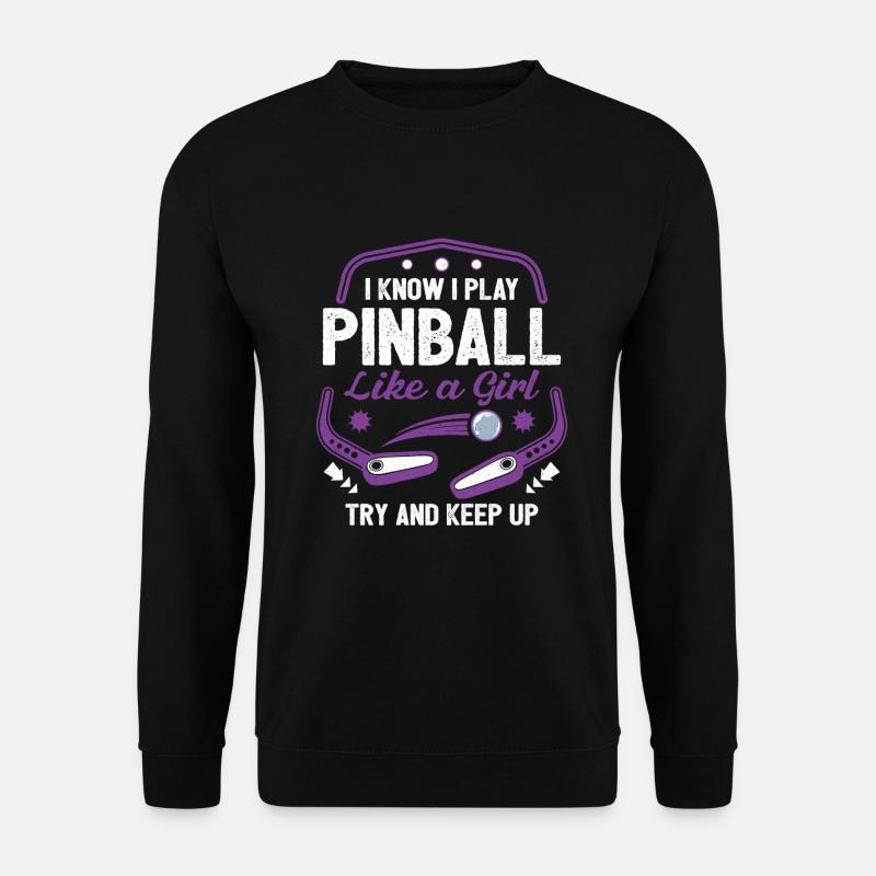 Pinball - Unisex Pullover - Schwarz