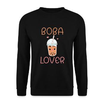 Bubble Tea Lover Cadeau - Sweat-shirt Unisexe - noir - Devant - Alina (178cm) & Michal (187cm)