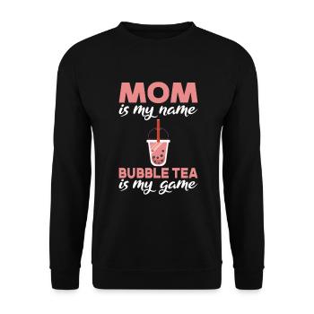Bubble Tea Lover Cadeau - Sweat-shirt Unisexe - noir - Devant - Alina (178cm) & Michal (187cm)