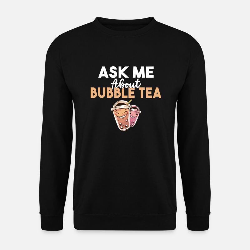 Bubble Tea Lover Geschenk - Unisex Pullover - Schwarz