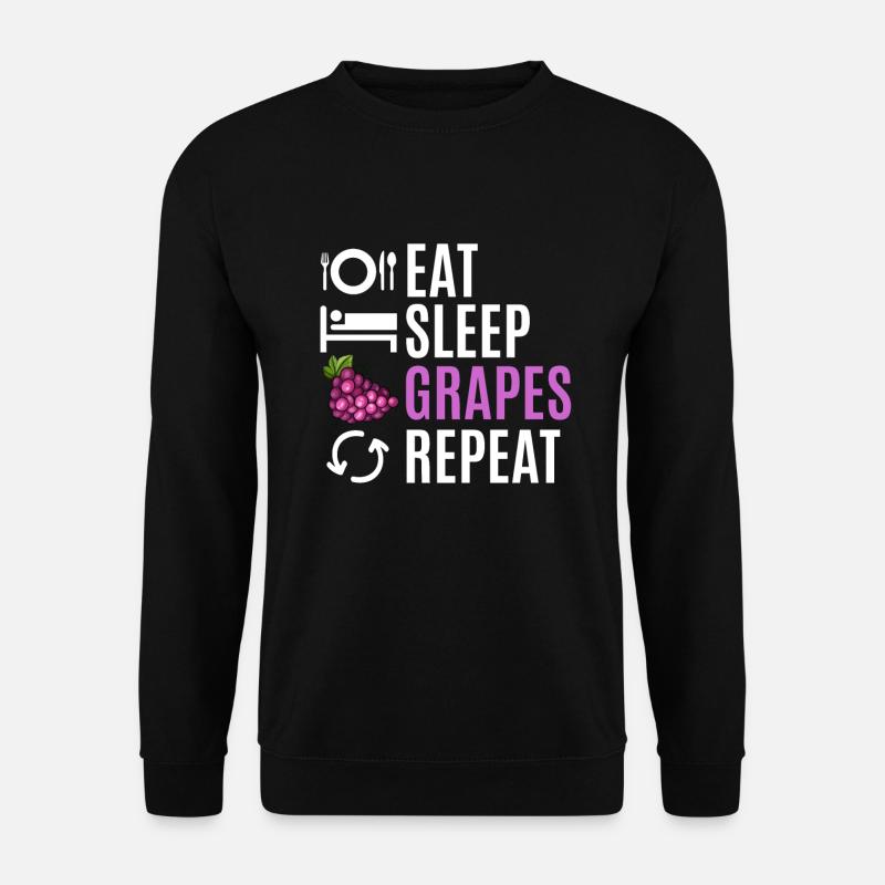 Grape Grapes Wine Gift - Unisex Sweatshirt - black