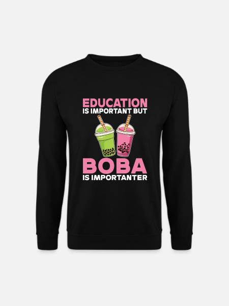 Bubble Tea Lover Gift - Unisex Sweatshirt - black