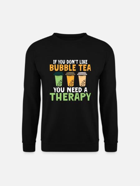 Bubble Tea Lover Gift - Unisex Sweatshirt - black