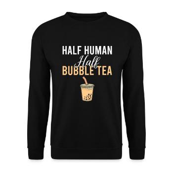 Bubble Tea Lover Cadeau - Sweat-shirt Unisexe - noir - Devant - Alina (178cm) & Michal (187cm)