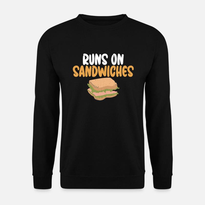 Cadeau Sandwich Lover - Sweat-shirt Unisexe - noir
