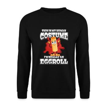 Costume de rouleau de printemps - Sweat-shirt Unisexe - noir - Devant - Alina (178cm) & Michal (187cm)