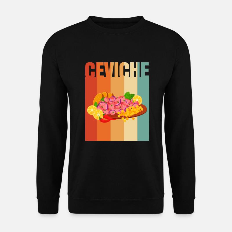 Rétro Ceviche - Sweat-shirt Unisexe - noir