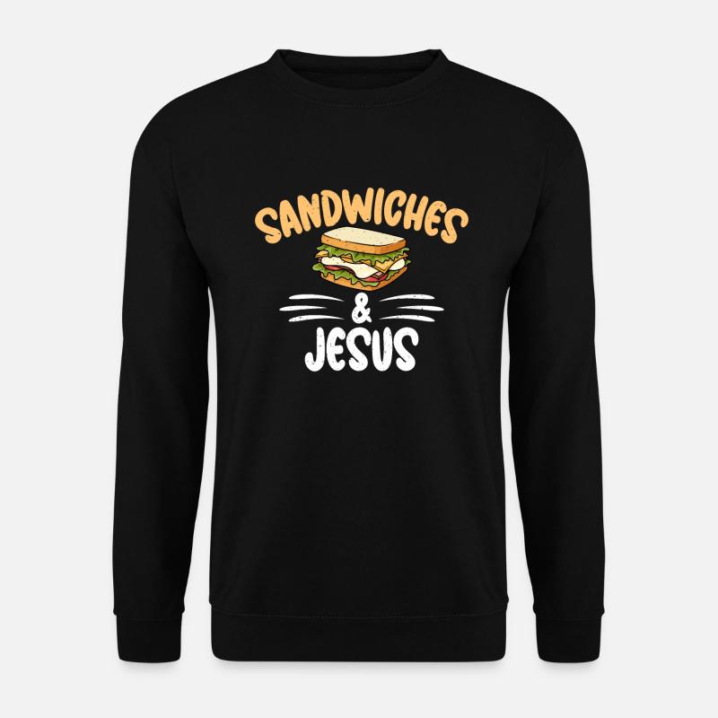 Sandwich Lover Gift - Unisex Sweatshirt - black
