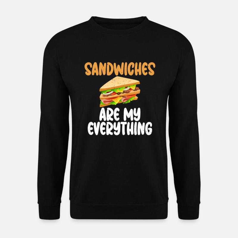 Sandwich Lover Gift - Unisex Sweatshirt - black