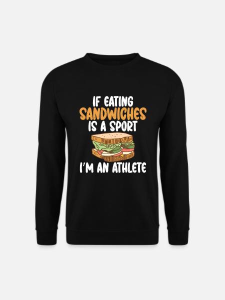 Sandwich Lover Gift - Unisex Sweatshirt - black