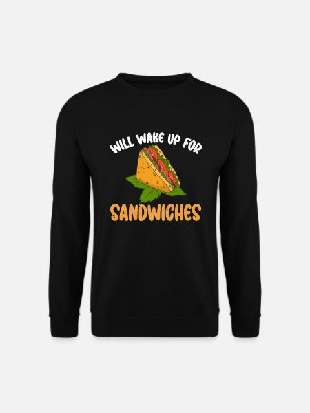 Sandwich Lover Gift - Unisex Sweatshirt - black