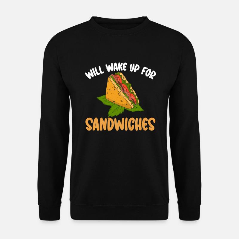 Sandwich Lover Gift - Unisex Sweatshirt - black