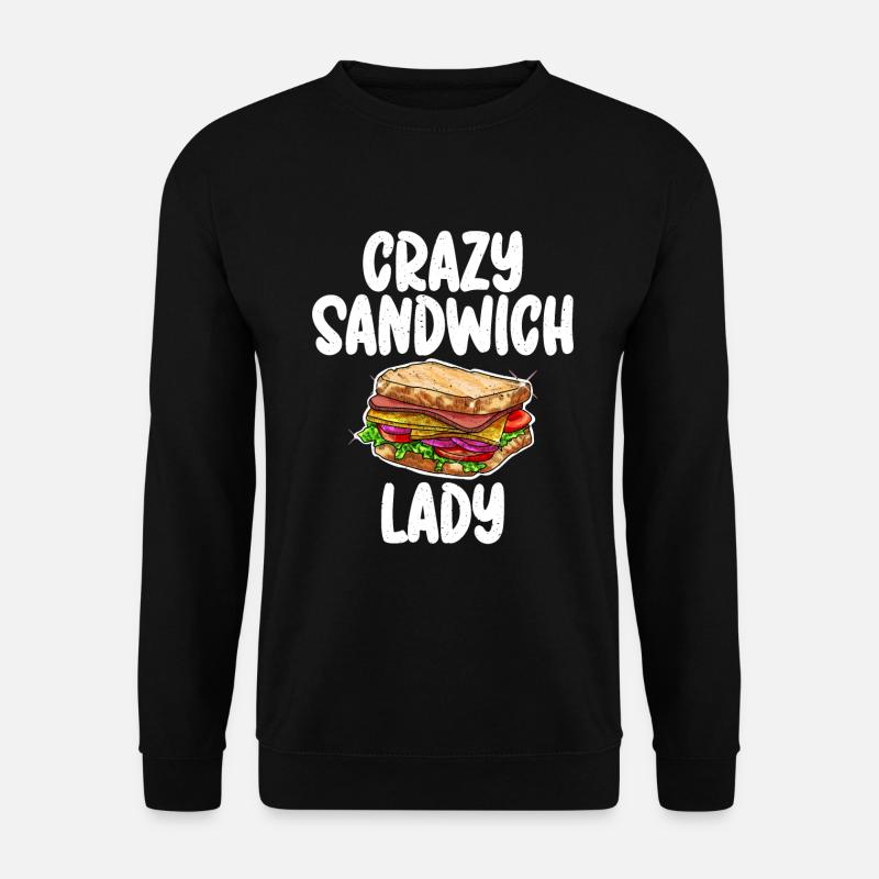 Sandwich Lover Gift - Unisex Sweatshirt - black