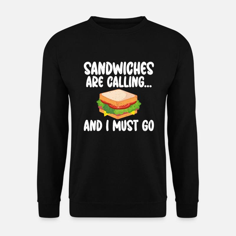 Sandwich Lover Gift - Unisex Sweatshirt - black