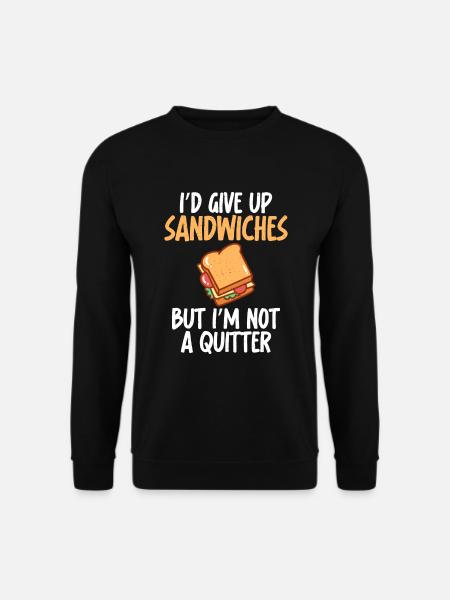 Sandwich Lover Gift - Unisex Sweatshirt - black