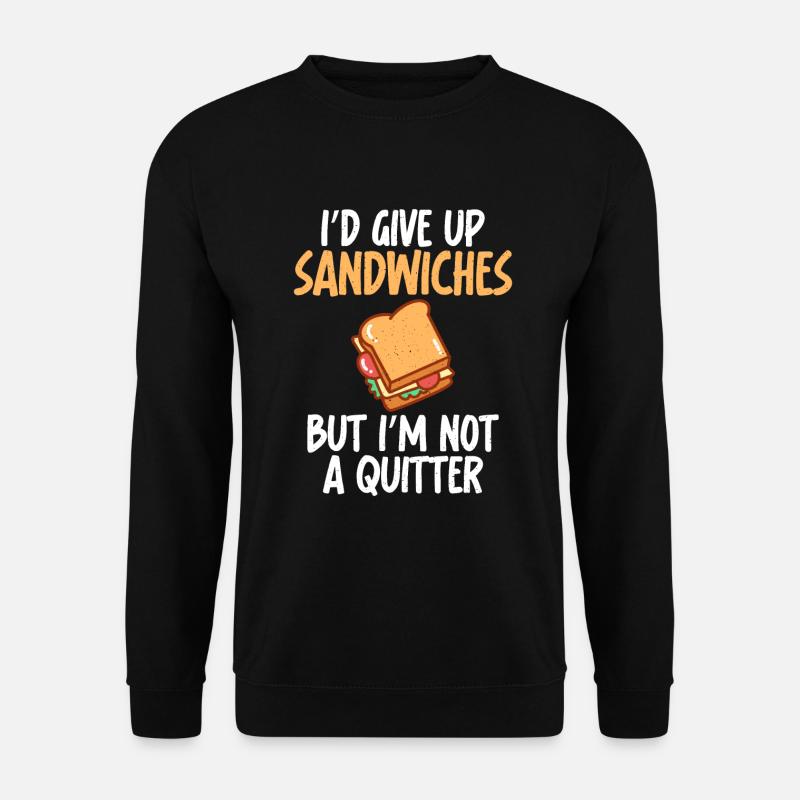 Sandwich Lover Gift - Unisex Sweatshirt - black