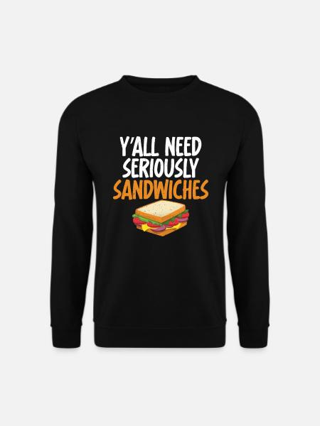 Sandwich Lover Gift - Unisex Sweatshirt - black