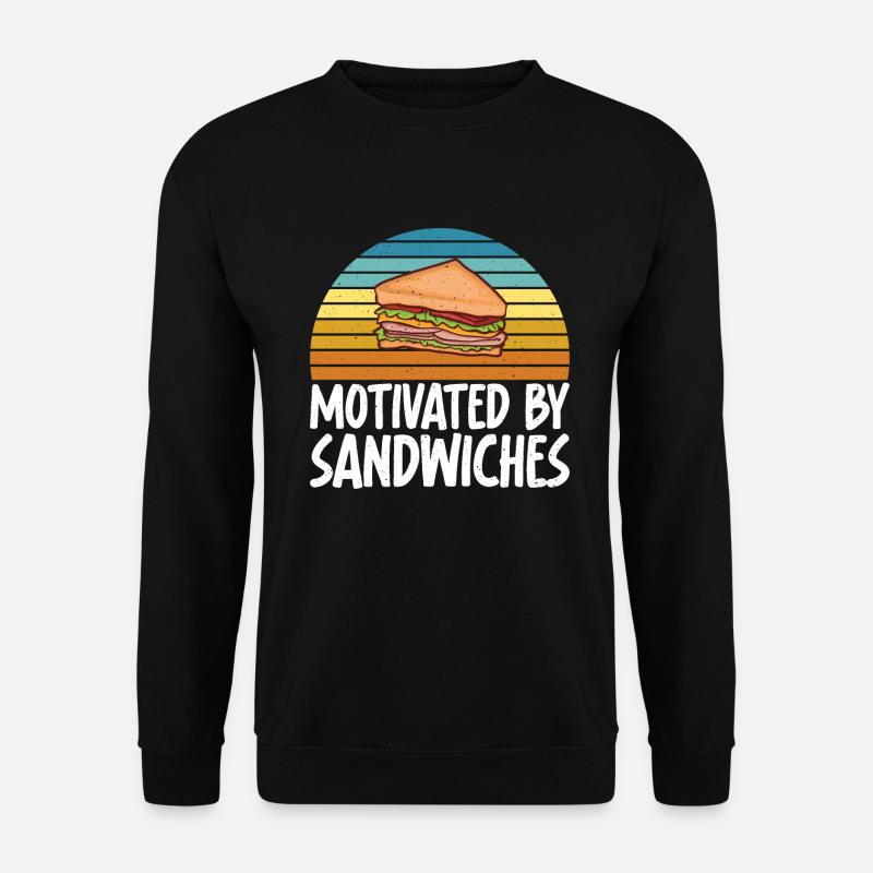 Sandwich Lover Gift - Unisex Sweatshirt - black