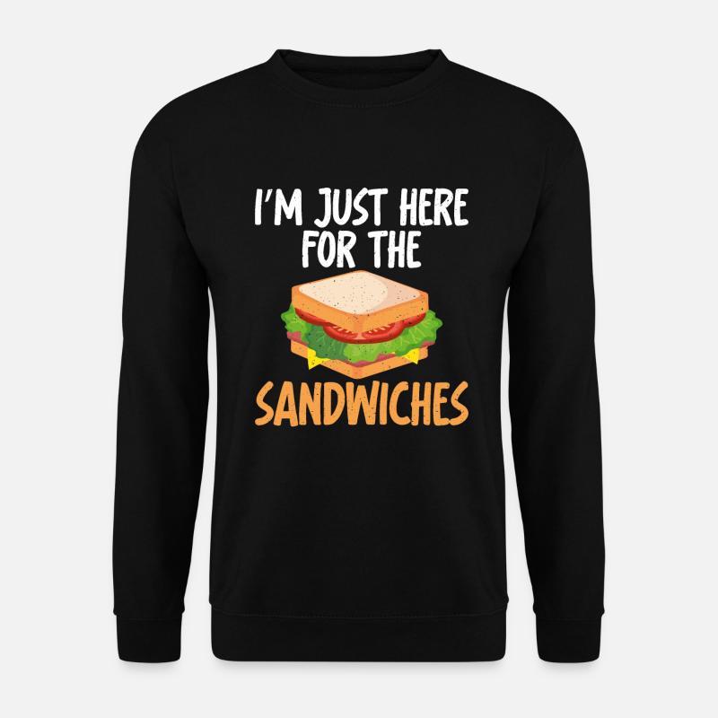 Cadeau Sandwich Lover - Sweat-shirt Unisexe - noir