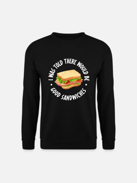 Sandwich Lover Gift - Unisex Sweatshirt - black