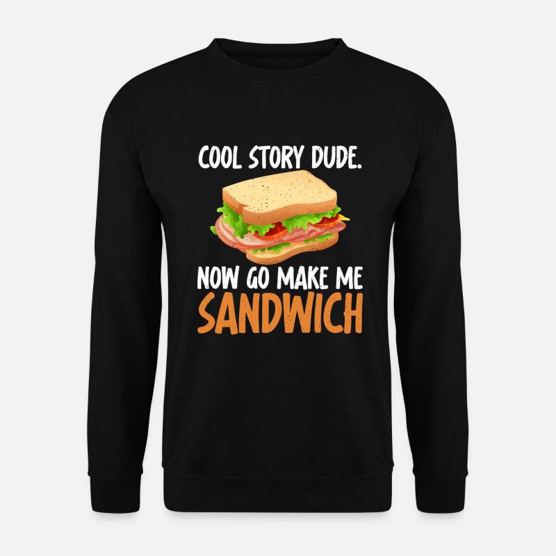 Sandwich Lover Gift - Unisex Sweatshirt - black