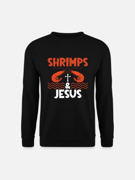 Shrimp Lover Gift - Unisex Sweatshirt - black