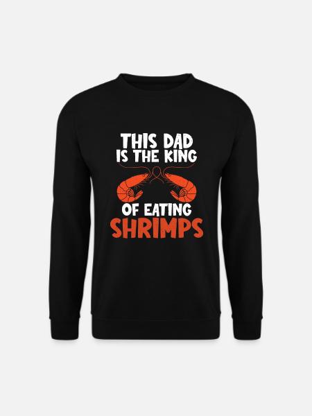 Shrimp Lover Gift - Unisex Sweatshirt - black