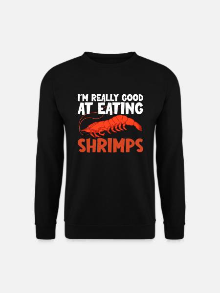 Shrimp Lover Gift - Unisex Sweatshirt - black