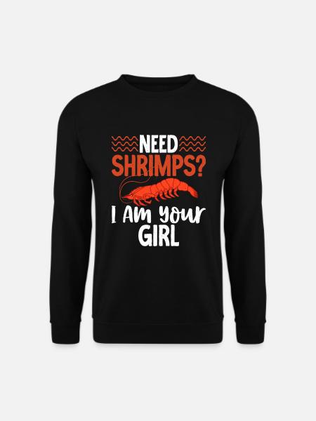 Shrimp Lover Gift - Unisex Sweatshirt - black