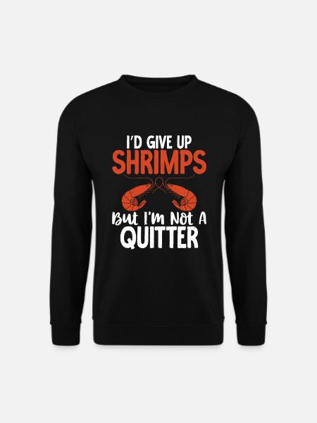 Shrimp Lover Gift - Unisex Sweatshirt - black