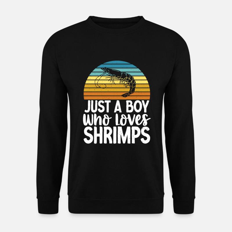 Shrimp Lover Gift - Unisex Sweatshirt - black