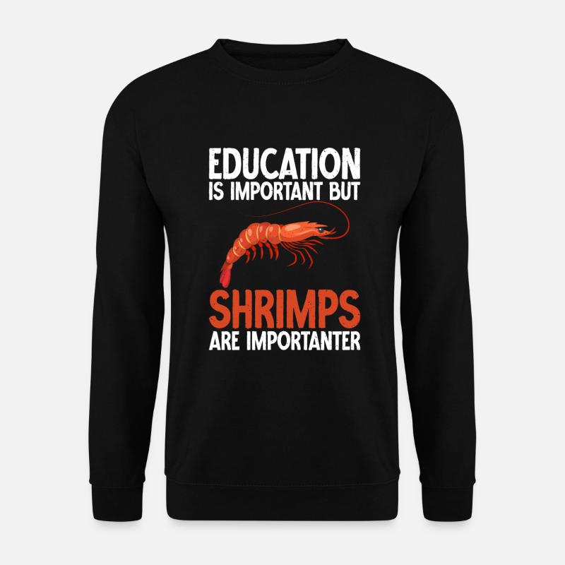 Shrimp Lover Gift - Unisex Sweatshirt - black
