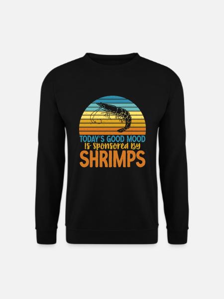 Shrimp Lover Gift - Unisex Sweatshirt - black