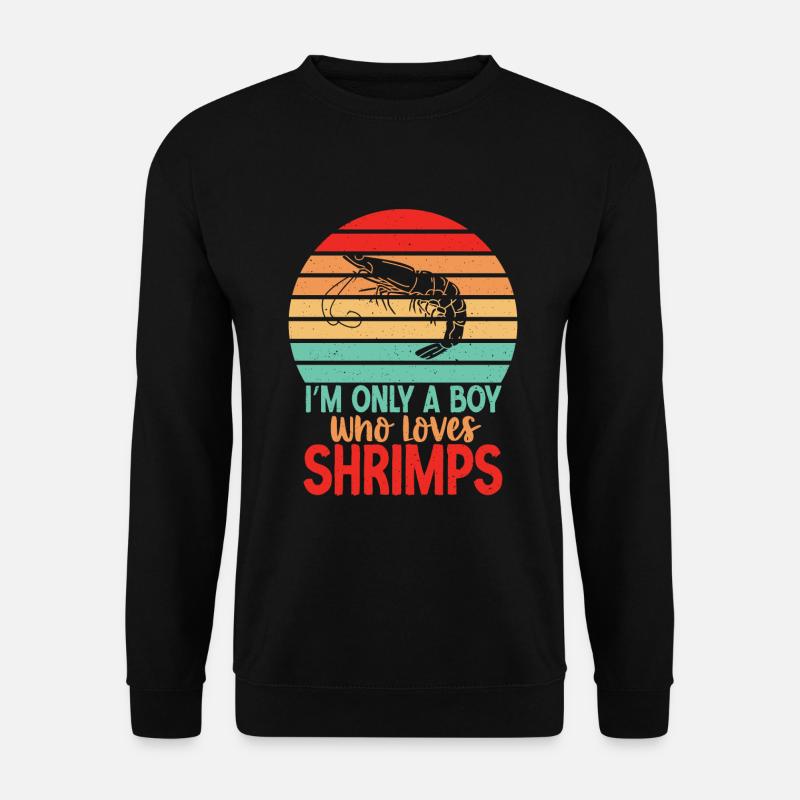 Shrimp Lover Gift - Unisex Sweatshirt - black