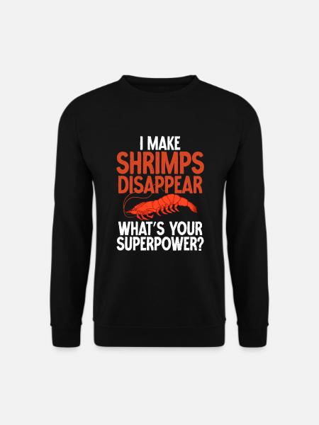 Shrimp Lover Gift - Unisex Sweatshirt - black