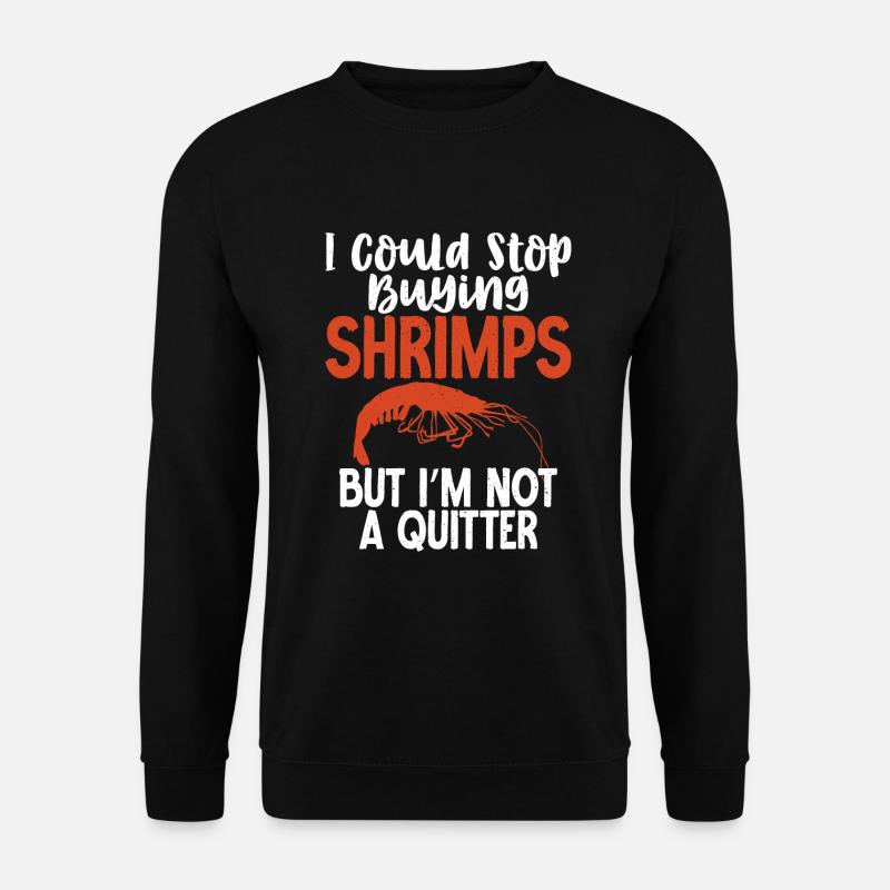 Shrimp Lover Gift - Unisex Sweatshirt - black