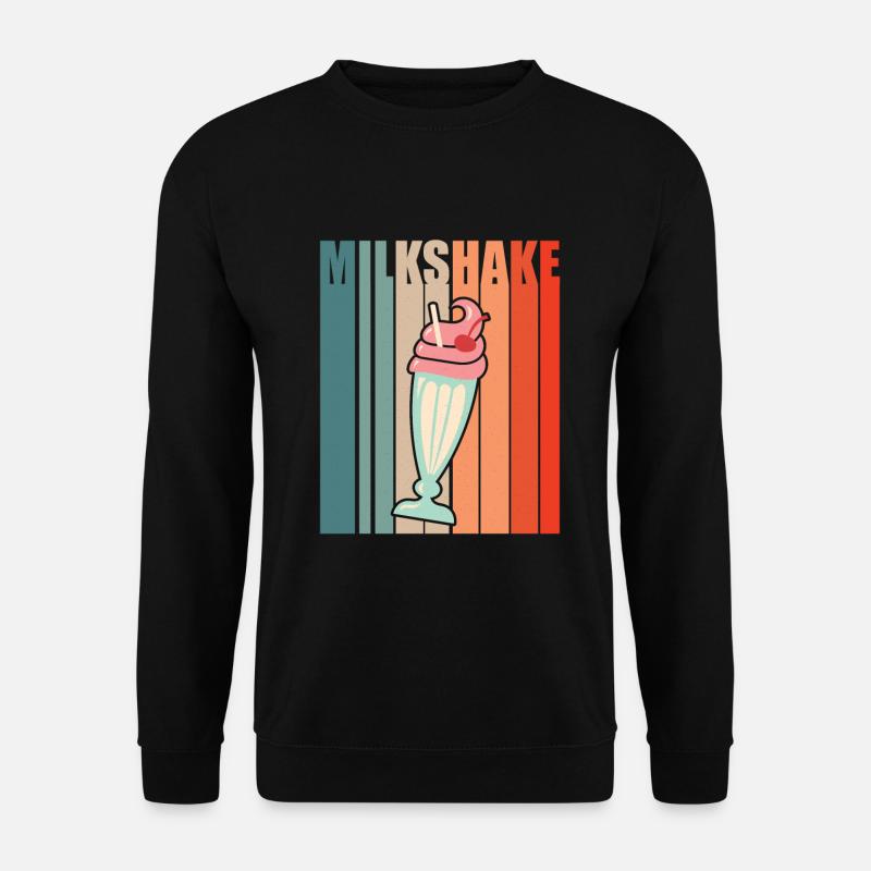 Milkshake Milk Drink Milk Gift - Unisex Sweatshirt - black