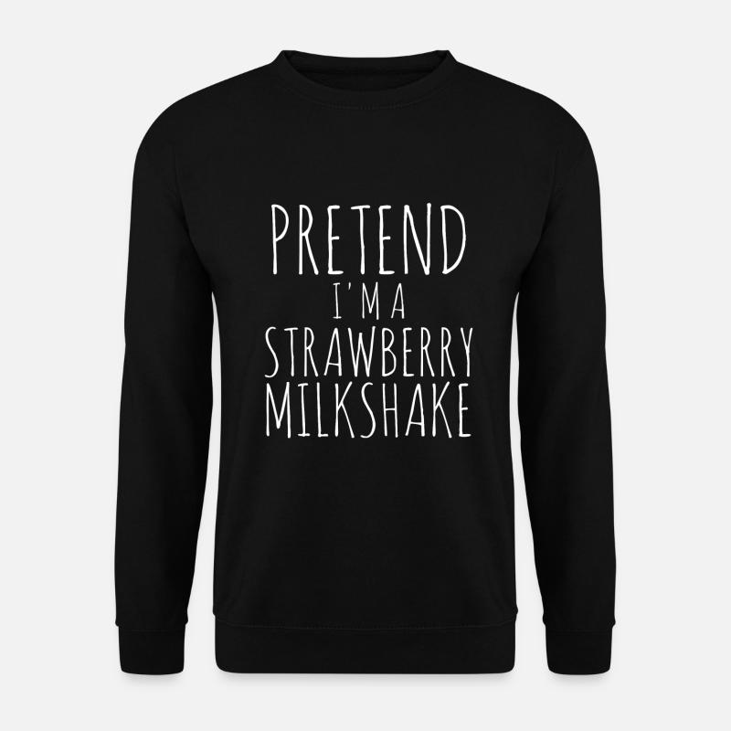 Milchshake Milchdrink Milch Geschenk - Unisex Pullover - Schwarz