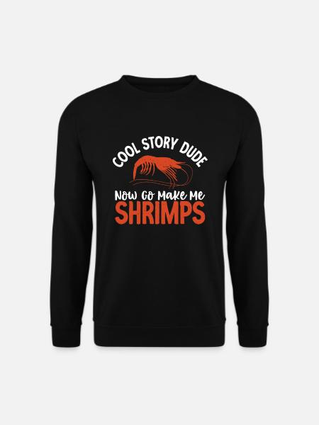 Shrimp Lover Gift - Unisex Sweatshirt - black