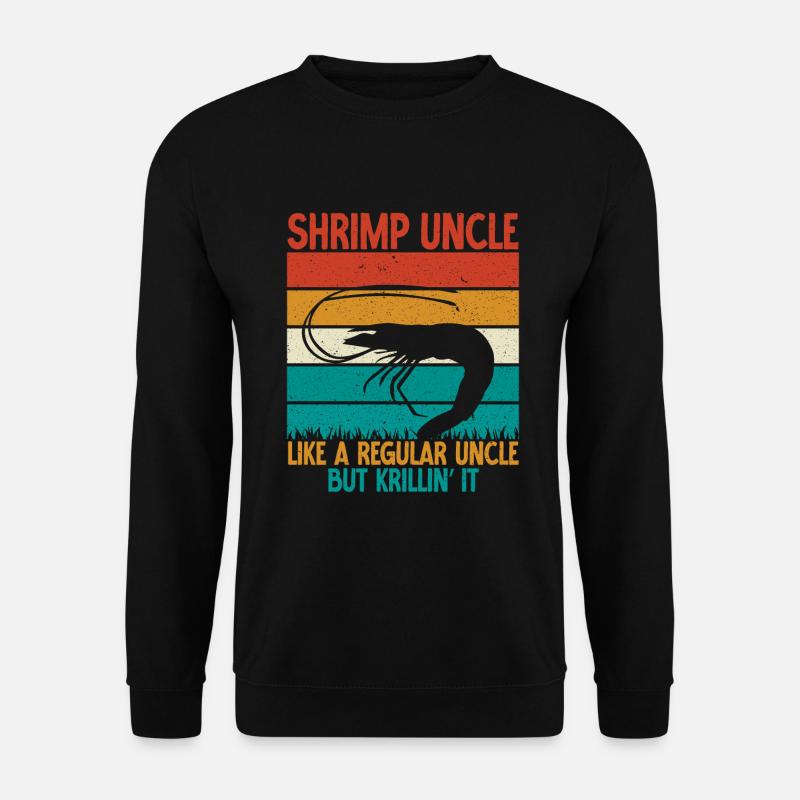 Shrimp Lover Gift - Unisex Sweatshirt - black