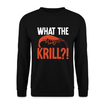 Shrimp Lover Gift - Unisex Sweatshirt - black - Front - Alina (178cm) & Michal (187cm)
