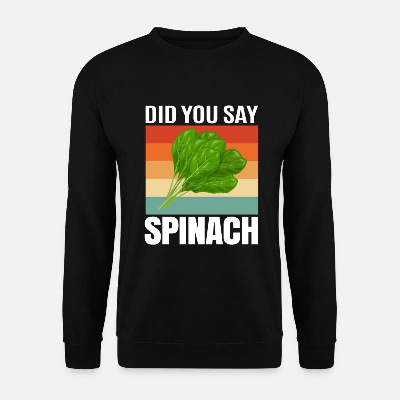 Spinach - Unisex Sweatshirt - black