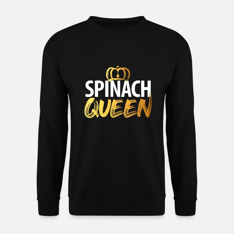 Spinat - Unisex Pullover - Schwarz