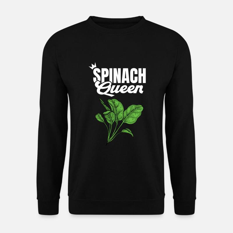 Spinat - Unisex Pullover - Schwarz