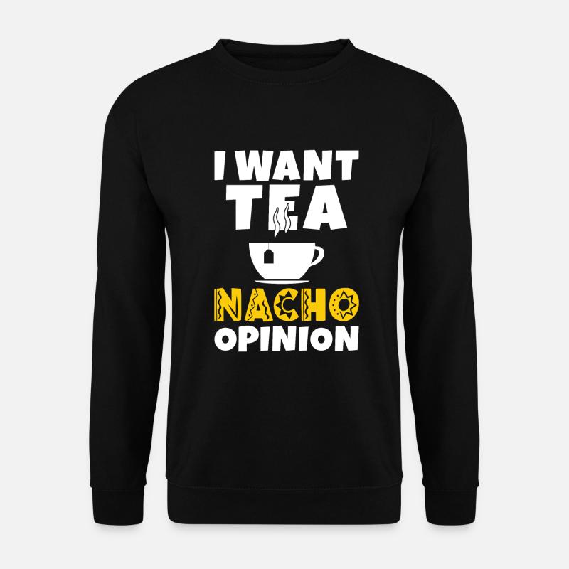Teeliebhaber Geschenke - Unisex Pullover - Schwarz