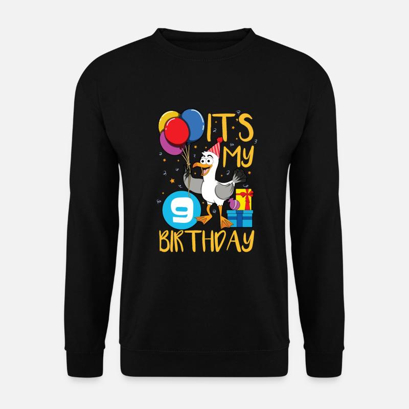 9th birthday - Unisex Sweatshirt - black
