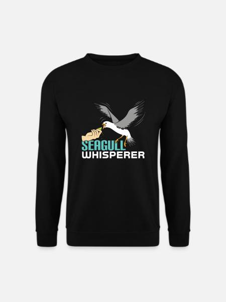 Seemöwe - Unisex Pullover - Schwarz