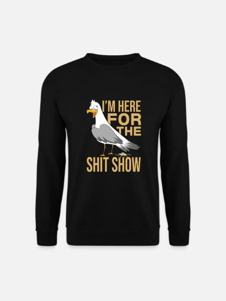 Seagull - Unisex Sweatshirt - black
